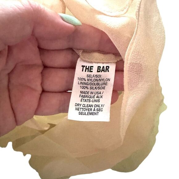 THE BAR Lou Tulle Halter Dress Sz 4 - Picture 6 of 8